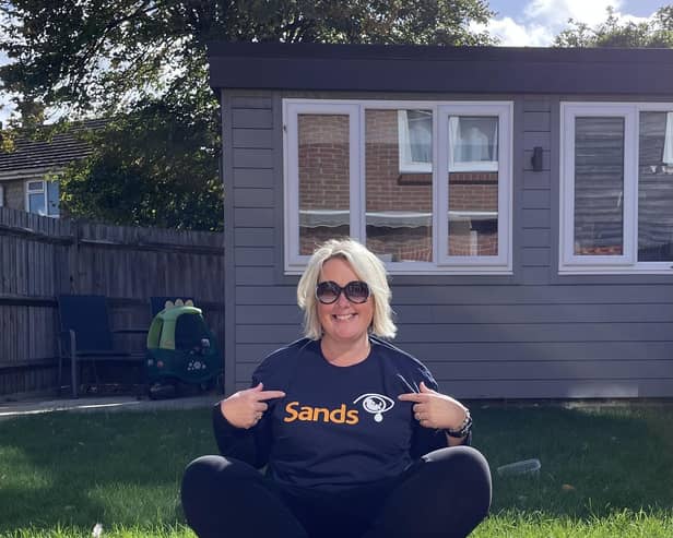 Hannah Jones from Petworth is taking on the challenge of completing 310,000 steps this month in aid of charity Sands.