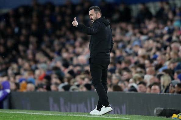 Brighton and Hove Albion head coach Roberto De Zerbi will get his first taste of Selhurst Park this Saturday