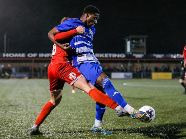Action from Eastbourne Borough v Aveley