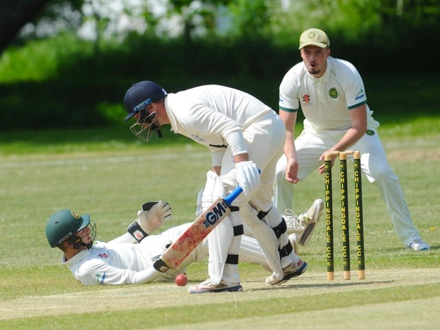 Action from Goring CC's win at Chippingdale in the Sussex Cricket League Division 4 West