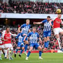 Arsenal beat Brighton 2-0 at the Emirates. (Photo by Mike Hewitt/Getty Images)