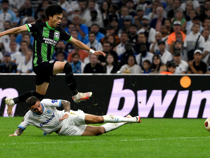 Looked out of sorts against Aston Villa on Saturday and he was anonymous in the first half again today. But the Japan international was much improved after the break and provided a nice assist for Gross. Showed great pace and had a good shot saved. Lovely turn but pass slightly behind Adingra.