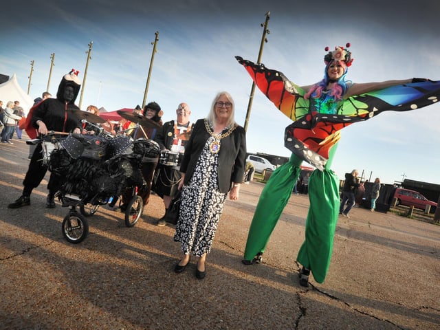 Hastings Storytelling Festival 2024 parade on October 27.