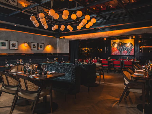 The main restaurant of The Coal Shed.