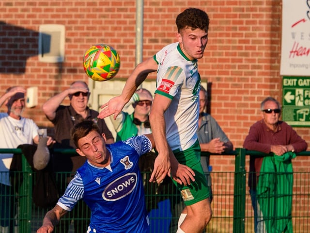 Action from AFC Totton v Bognor Regis Town, July 2023