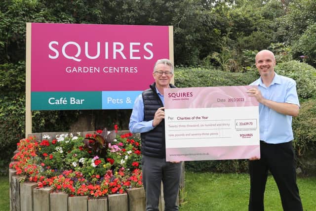 Martin Breddy, MD, Squire’s Garden Centres and Richard Wells, Centre Manager