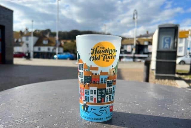 The new, re-usable, Hastings Old Town Cup