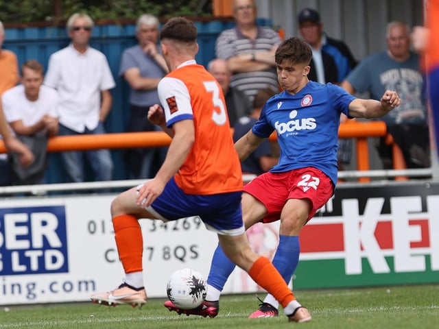 Action from Worthing's visit to Braintree in National League South