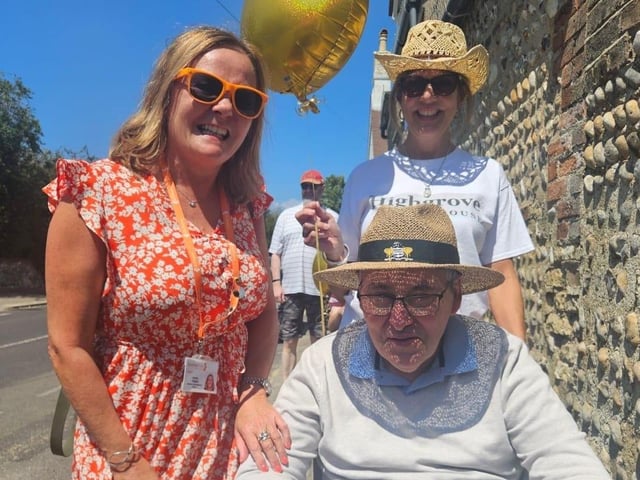 A group of 54 staff and residents took part in Highgrove House Walk and Wheel 2025