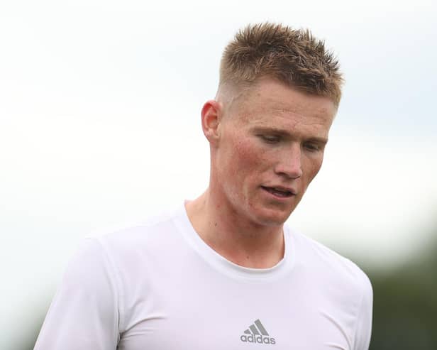 McTominay had previously been the youngest midfielder at the club before Mount’s arrival and was liked by Ten Hag and his coaching staff. (Photo by Matthew Peters/Manchester United via Getty Images)