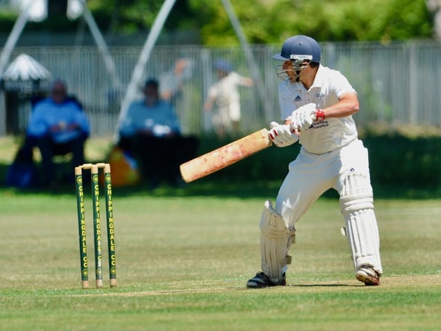 Action from Chippingdale v Broadwater CC in Division 4 West of the Sussex Cricket League