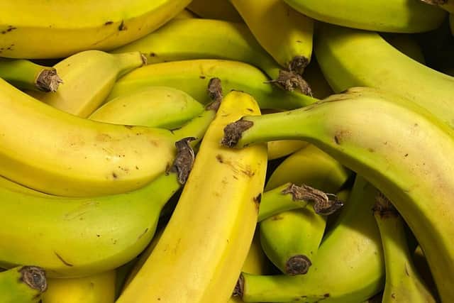 20 tonnes of bananas were donated to UKHarvest and distributed to local schools.