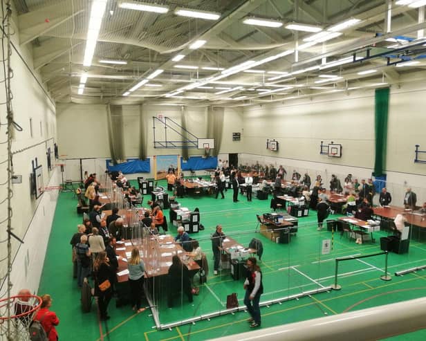 The Hastings Borough Council election count earlier this week