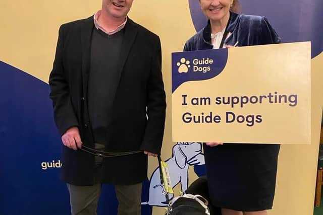 Eastbourne and Willingdon MP Caroline Ansell, during a visit to a recent Westminster event organised by Guide Dogs, spoke of her support for people with vision impairment. Picture: Caroline Ansell