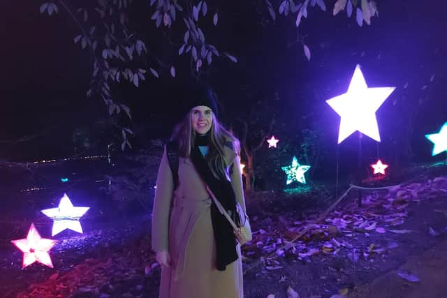 Katherine at Leonardslee Illuminated – a magical night-time lights trail