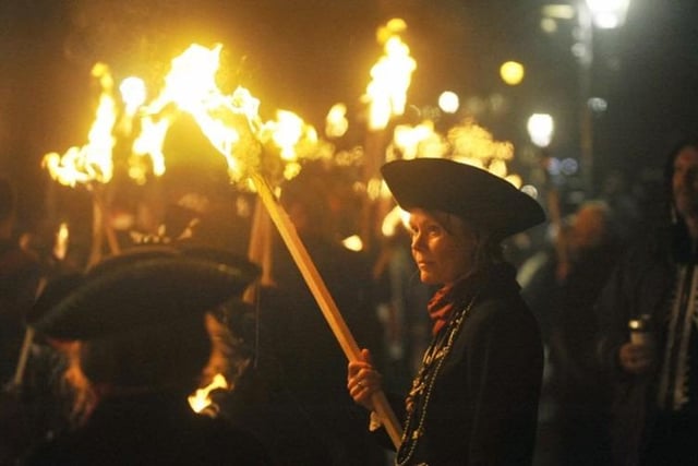 Lewes Bonfire procession 2023