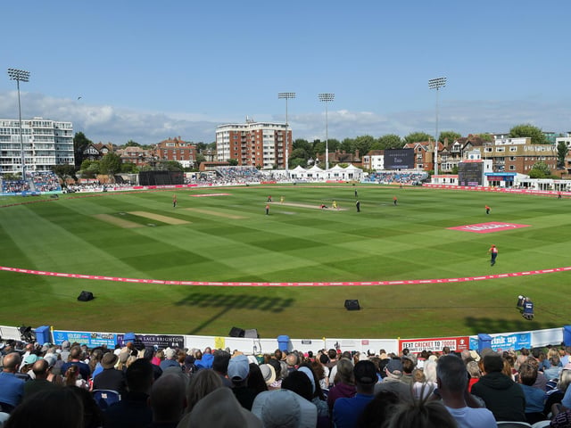 "Watching a day of cricket at Hove. Cricket is the best sport in the world and sitting watching the cricket and listening to seagulls at Hove is pure bliss."