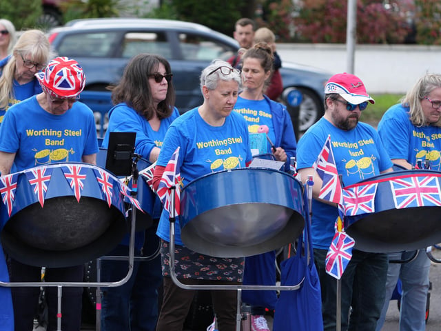 Coronation street party in Lime Tree Avenue, Findon Valley