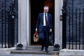 LONDON, ENGLAND - DECEMBER 06: Levelling Up Secretary Michael Gove leaves 10 Downing Street following a cabinet meeting on December 6, 2022 in London, England. (Photo by Dan Kitwood/Getty Images)