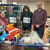 Nick Baldwin, Director, Baldwin Boxall Delivering Staff Donations to Crowborough Foodbank