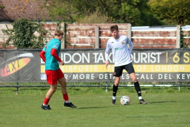 Action from Pagham v Crowborough Athletic in the SCFL premier