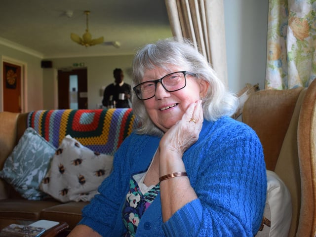 Joan Wilson said the solar scheme is 'one of the best things that's happened here'