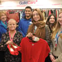 Social media influencer Jen Graham - known as Charity Shop Girl - has a rummage in Horsham's Guild Care store in West Street. SR24020201 Pic SR Staff