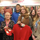 Social media influencer Jen Graham - known as Charity Shop Girl - has a rummage in Horsham's Guild Care store in West Street. SR24020201 Pic SR Staff