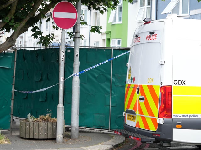 Two men have been arrested following a drug search conducted by the Metropolitan Police at an address in East Sussex.