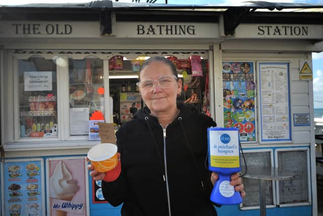 The Old Bathing Station Kiosk in Bexhill. Pictured: Laura Frost, the kiosk supervisor