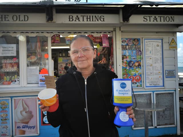 The Old Bathing Station Kiosk in Bexhill. Pictured: Laura Frost, the kiosk supervisor