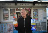 The Old Bathing Station Kiosk in Bexhill. Pictured: Laura Frost, the kiosk supervisor
