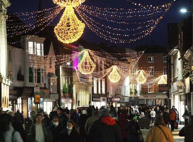 Chichester in Christmas glory. Photo by Derek Martin Photography and Art. SUS-211127-201018008