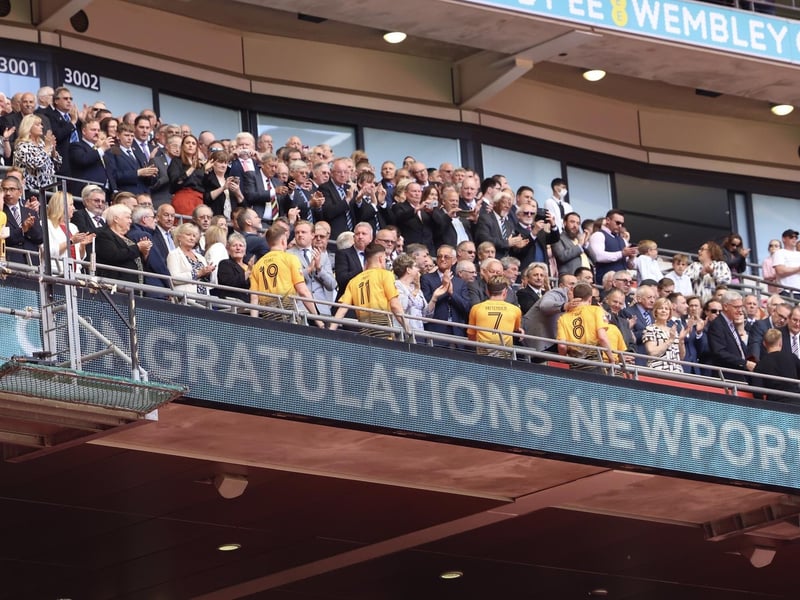 Littlehampton Town at Wembley for the 2022 FA Vase final