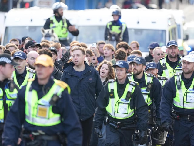 An increased police presence has been seen across Brighton on Sunday (October 18), as thousands of football fans descended on the city for Albion's Premier League clash with rivals Crystal Palace.