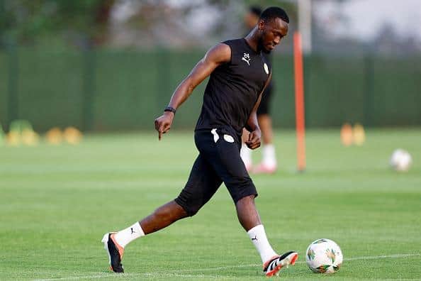 Brighton striker Abdallah Sima has had an operation on a thigh injury