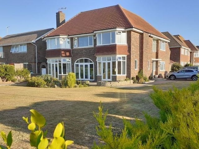 This property, with six double bedrooms, a self-contained annexe with en suite and sea views has a guide price of £1.35million.