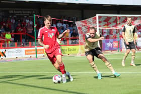 James Tilley netted in Crawley Town's 1-1 draw at Bradford City. Picture by Cory Pickford