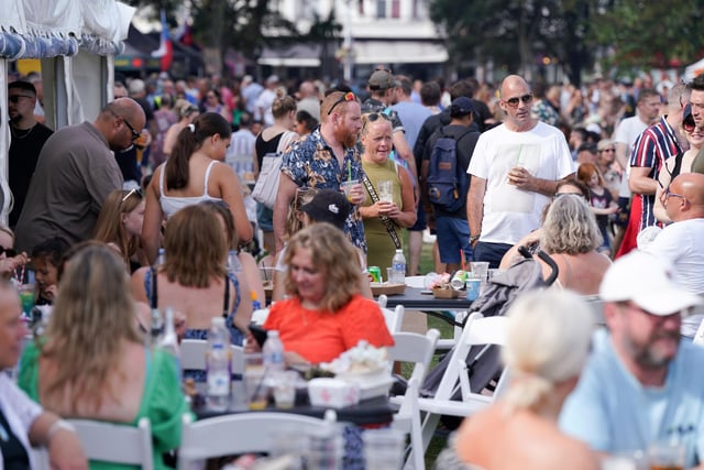 Hundreds gathered in Steyne Gardens to take part in this year’s Worthing Food and Drink Festival.