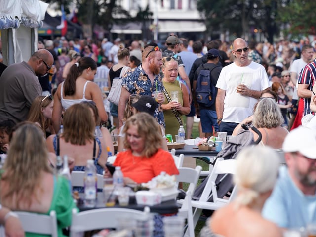 Hundreds gathered in Steyne Gardens to take part in this year’s Worthing Food and Drink Festival.