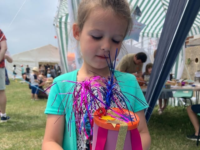 Moon and Stars Community Festival on Coronation Green featured bands of all ages, crafts and charity stalls