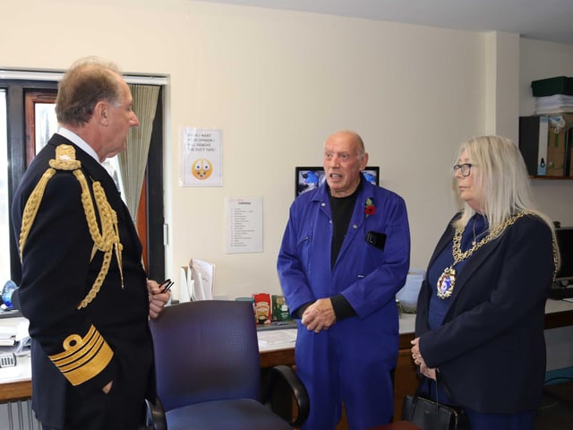 The Lord Warden with The Mayor and Paul Joy