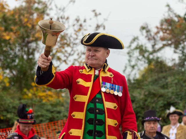 The 72nd National Town Criers' Championships in Rye on October 11 2025. Photo by Tony Ham.