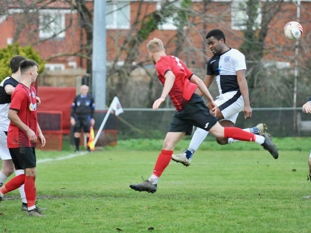 Action from Wick's victory over East Preston in division one of the Southern Combination League