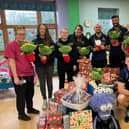 Worthing Rugby Club has donated gifts to children and staff at Worthing Hospital's Bluefin ward