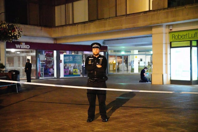 A man has been arrested on suspicion of rape at a Worthing shopping centre, Sussex Police have confirmed.