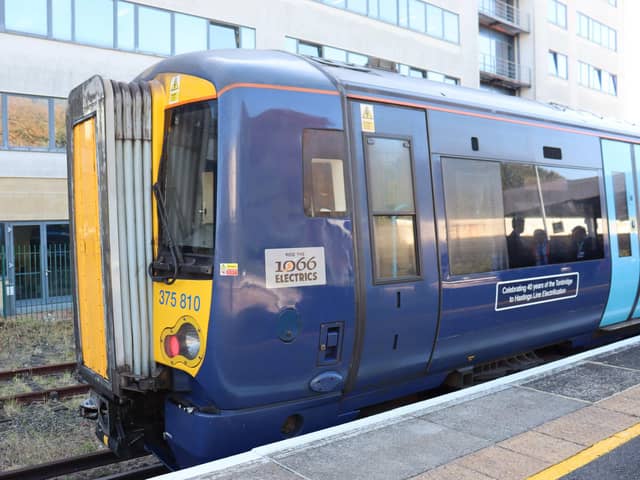 Southeastern train at Hastings. Pic by Kevin Boorman