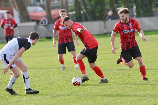 Action from Wick's victory over East Preston in division one of the Southern Combination League