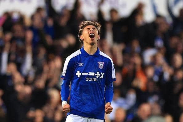 Jeremy Sarmiento of Brighton has impressed while on loan at Ipswich