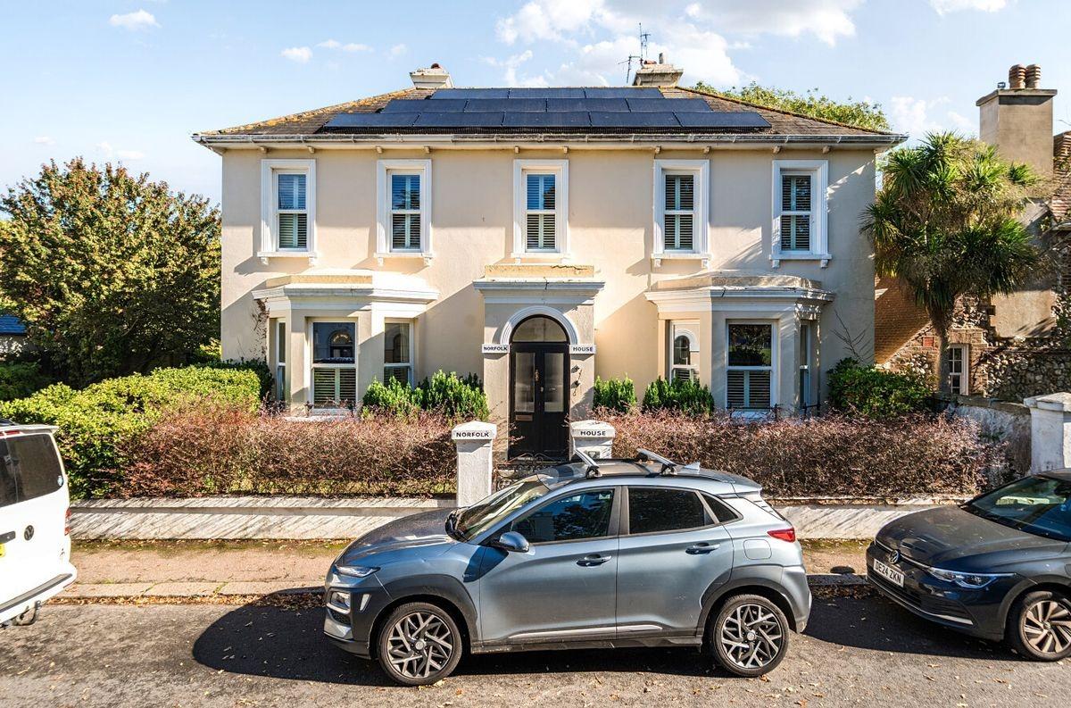 Estate agent Charters says this is a stunning property, offering the perfect balance of space and character